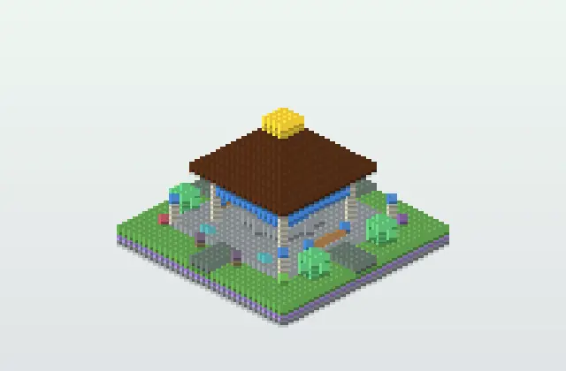 Medieval Well House Gazebo preview
