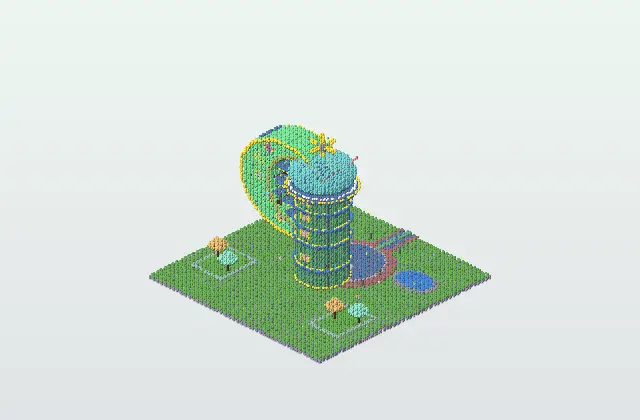 Ultimate Crescent Moon Observatory Castle Survival Base preview