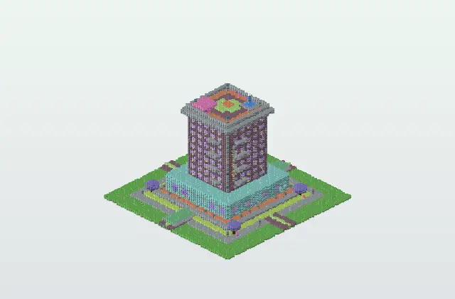Ultimate Cyberpunk Neon Tower Survival Base preview