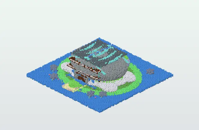 Ultimate Giant Turtle Island Survival Base preview