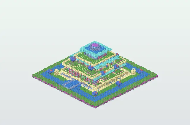 Ultimate Hanging Gardens Palace Survival Base preview