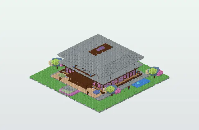 Ultimate Modern Japanese Zen Survival House preview