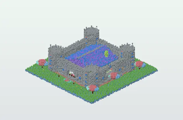 Ultimate Overgrown Ruined Castle Survival Base preview