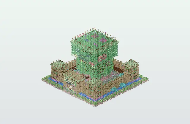 Ultimate Player Favorite Giant Creeper Castle House Survival Base preview