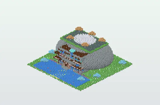 Ultimate Waterfall Cave Mansion Survival Base preview
