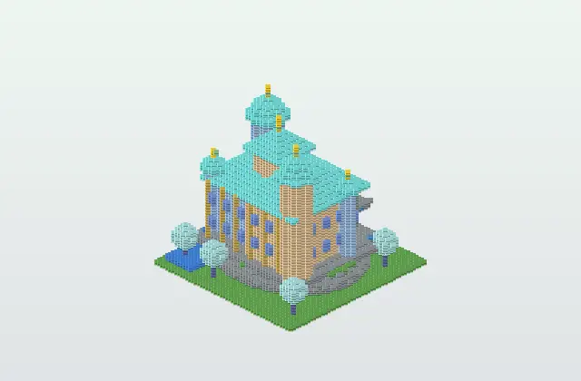 Neuschwanstein Castle Compact Fantasy Build preview