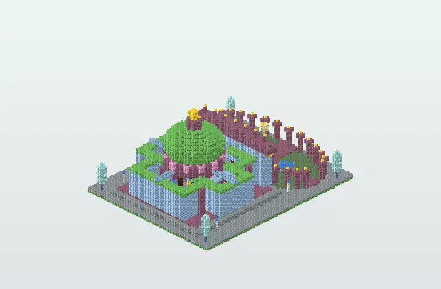 St Peter's Basilica Public Compact Minecraft Schematic preview